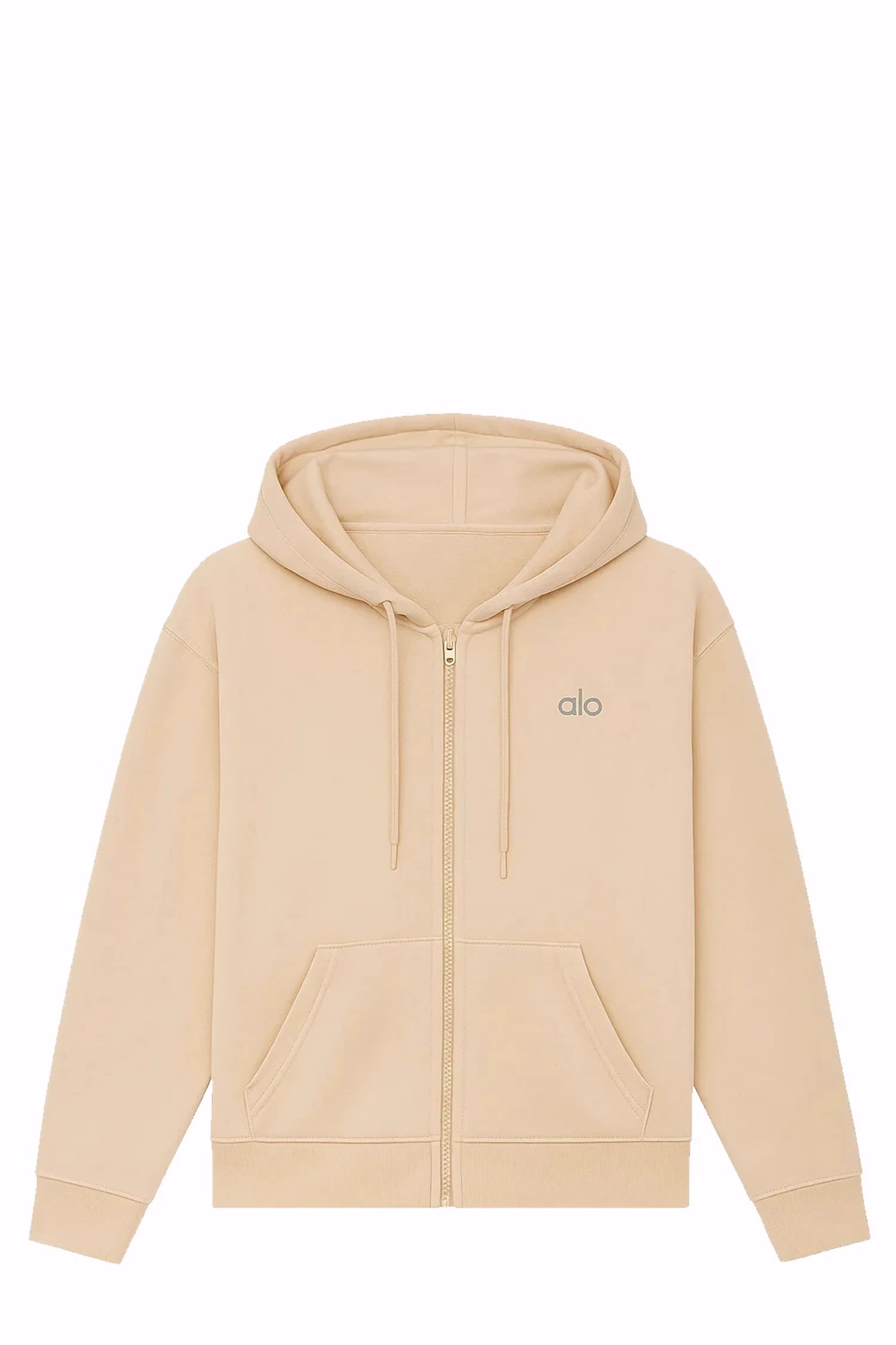 Poleron Alo Yoga Accolade Full Zip Beige – ARTMOB HAUNTED MARKET
