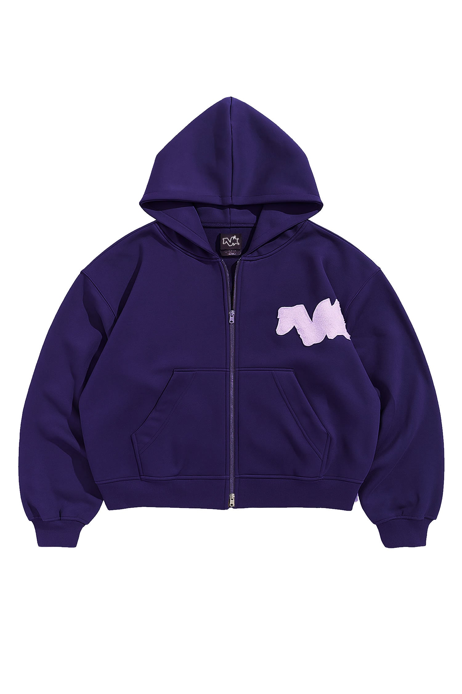 Poleron Nero Project Raw Logo Azul