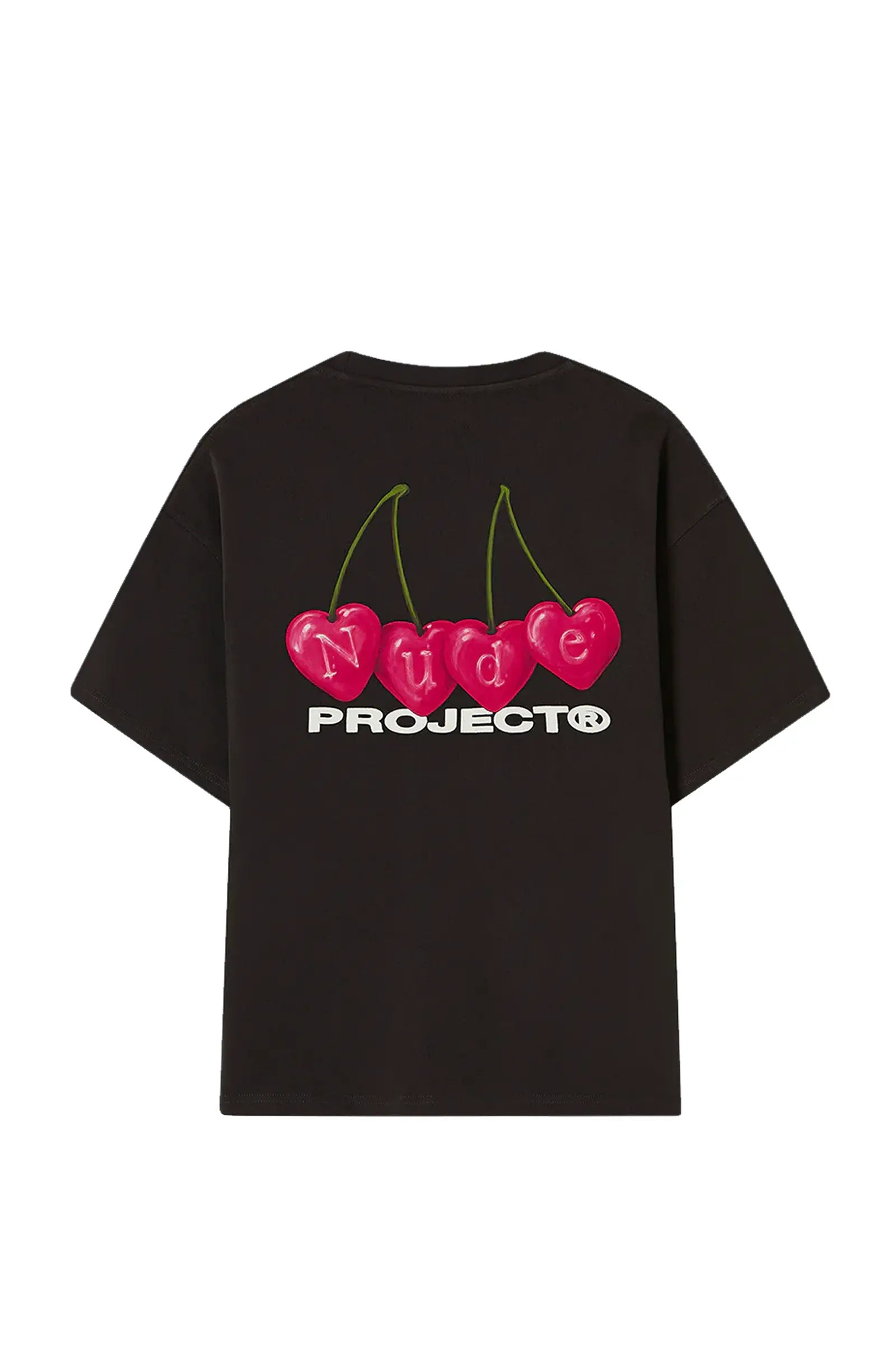 Polera Nude Project Cherry Negra