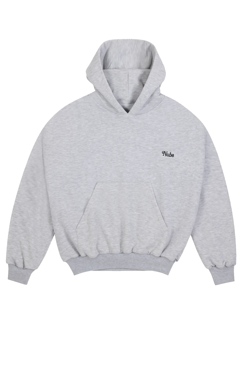 Poleron Nube Básico Zip Up Gris