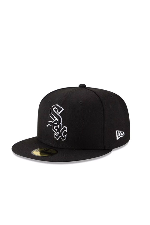 Gorra New Era 59 Fifty Chicago White Sox MLB Outline Negro