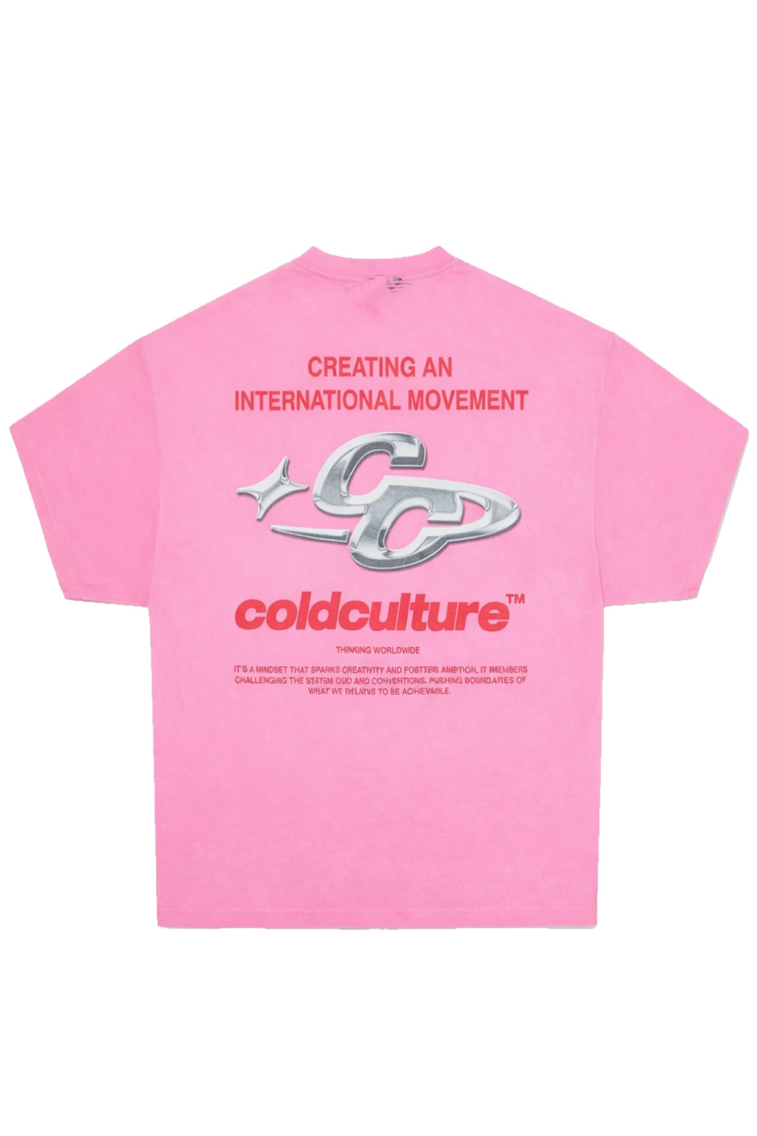 Polera Cold Culture Sparkly Rosada