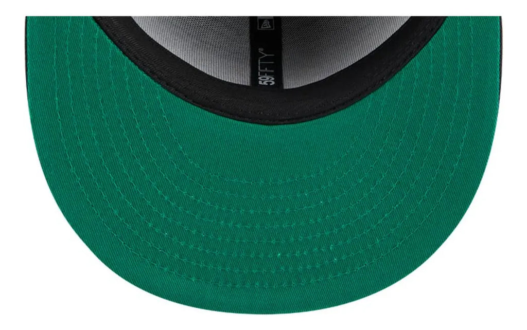 Gorra New Era 59 Fifty Oakland Athletics Metallic Verde Pack