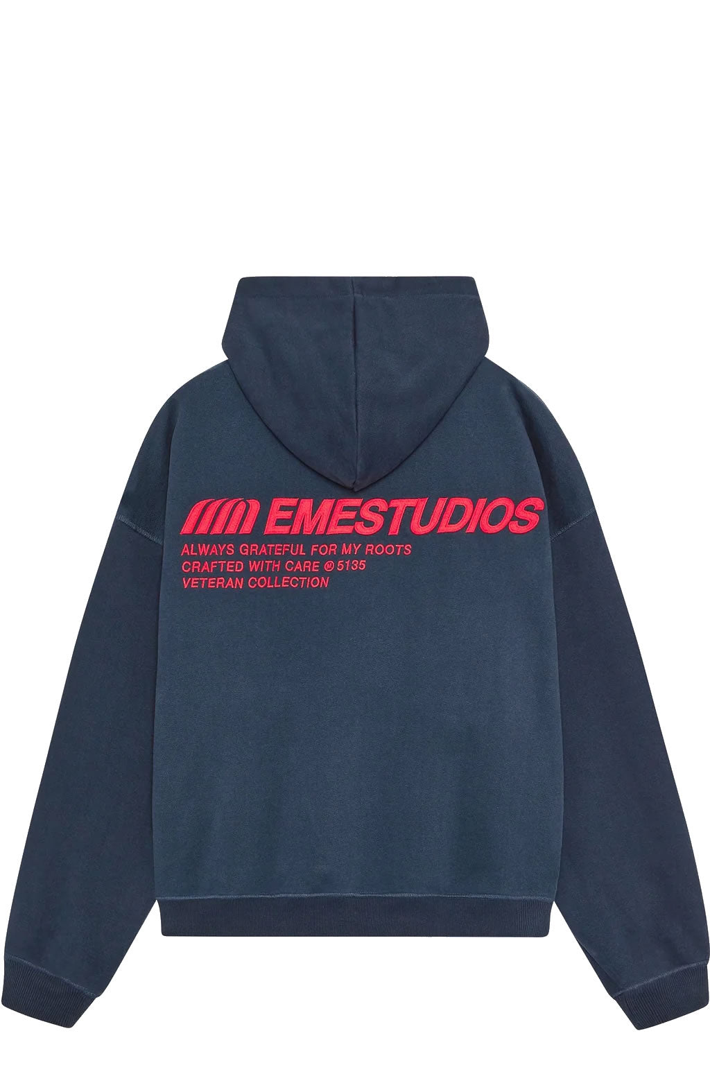 Poleron Emestudios Roots Navy Oversized Azul