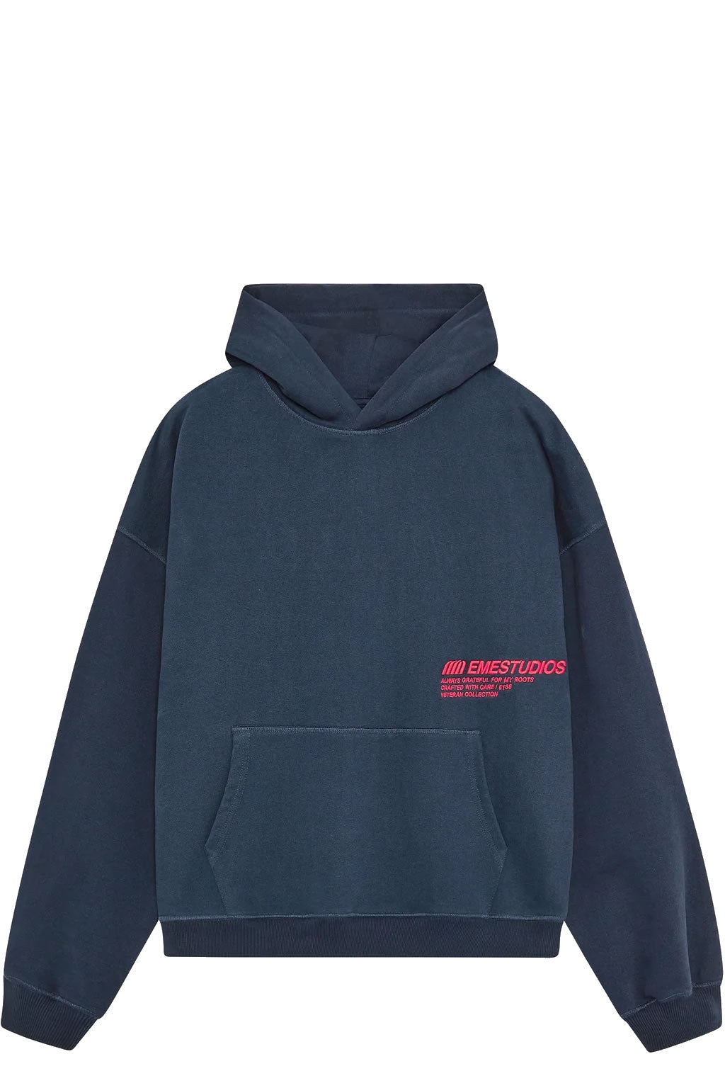 Poleron Emestudios Roots Navy Oversized Azul