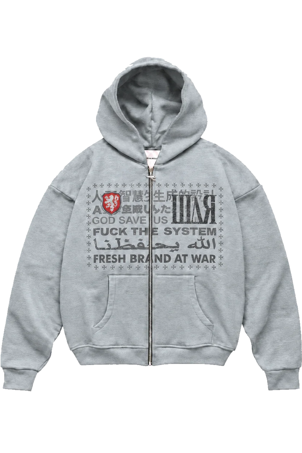 Poleron Fresh War Gris