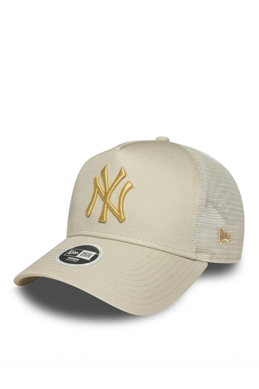 Gorra New Era 9Forty Trucker New York Yankees Metallic Cream