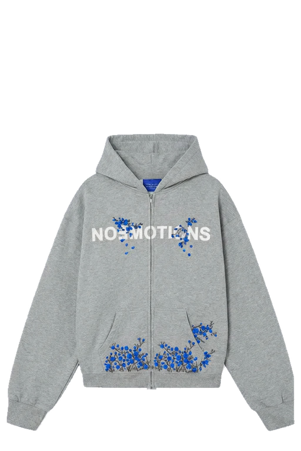 Poleron Noemotions Zip Blossom Gris