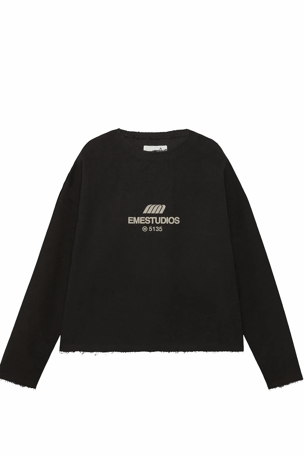 Poleron Emestudios Hectic Shadow Crewneck Negro