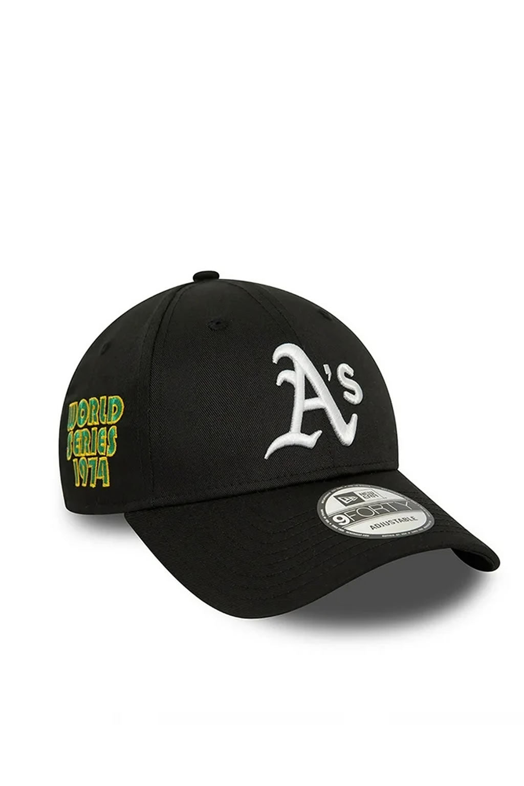 Gorra New Era 9FORTY Oakland Athletics WS Negra