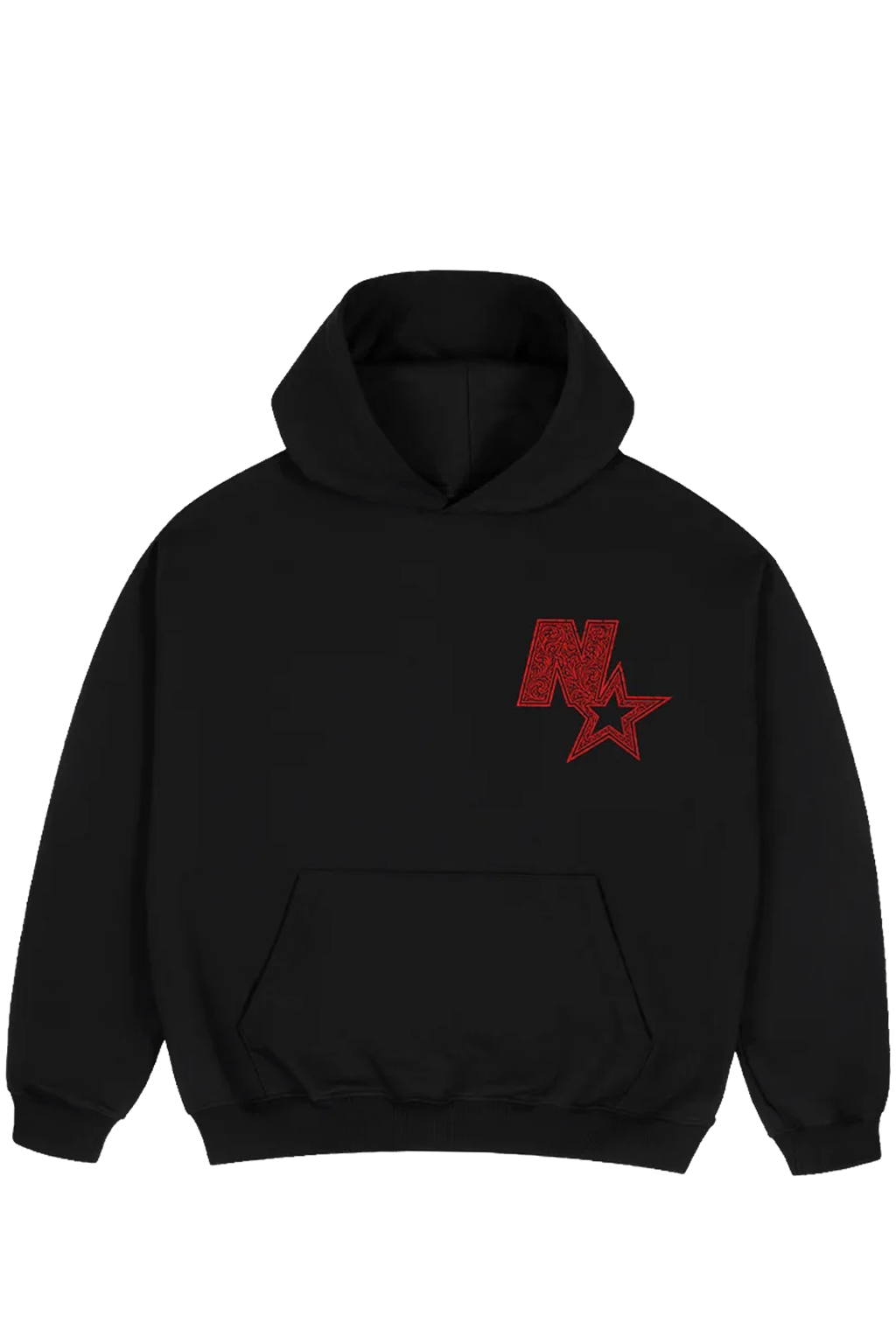 Poleron Nube Red Dead Negro