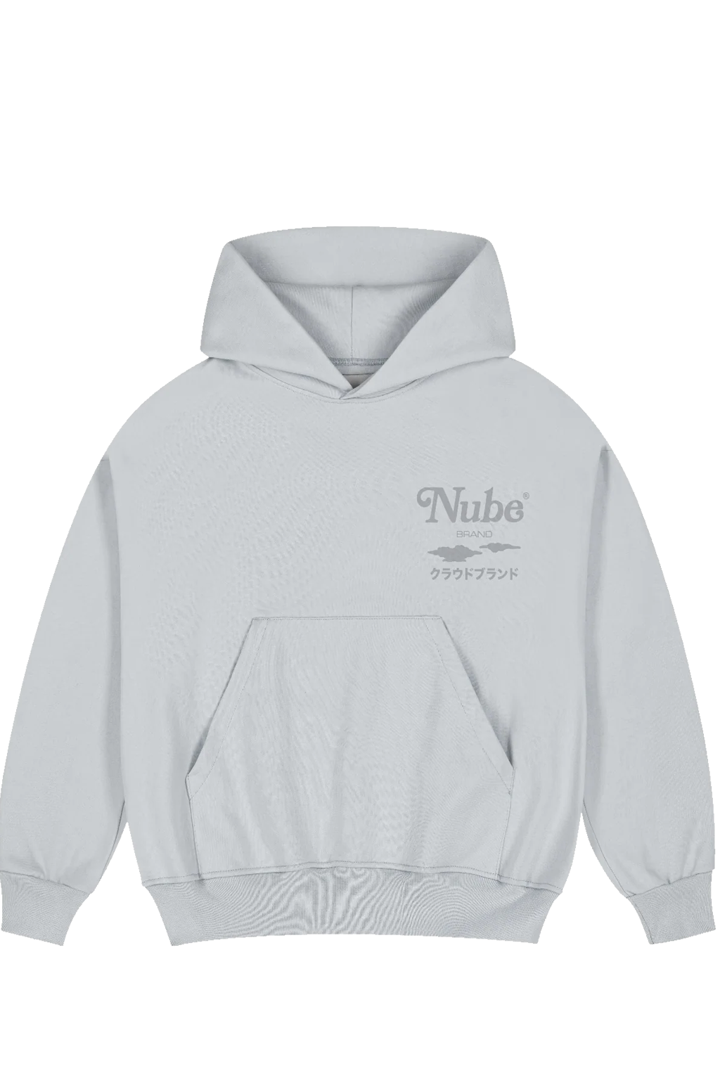 Poleron Nube Japanese Logo Gris