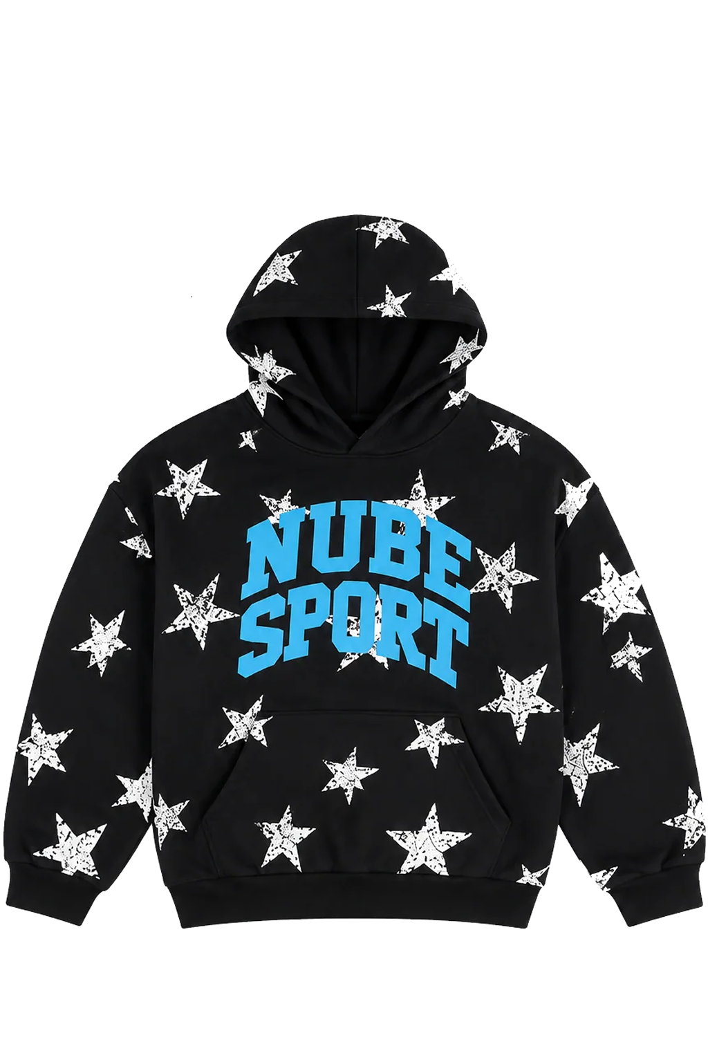 Poleron Nube Sport Stars Negro