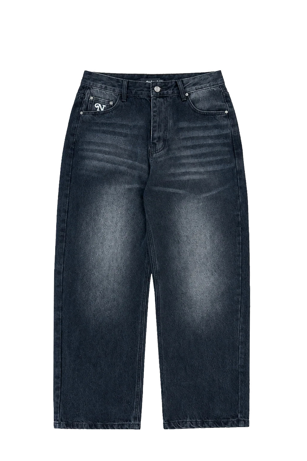 Pantalon Nube Big N Baggy Jeans Washed Black