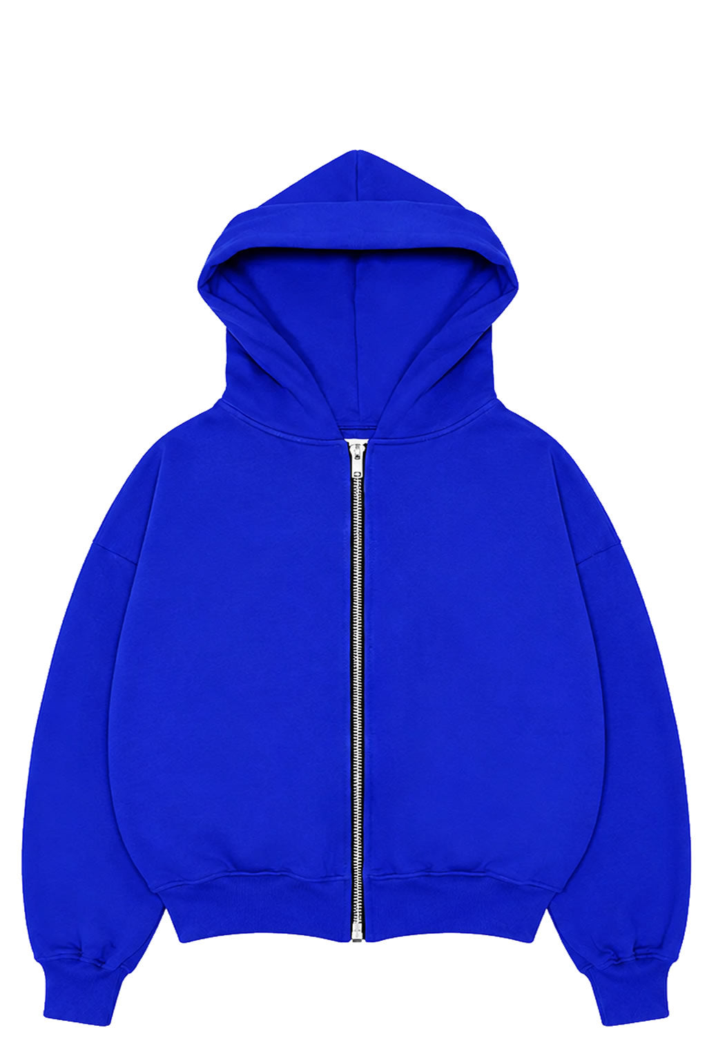 Poleron HumanMob Boxy Zip Royal