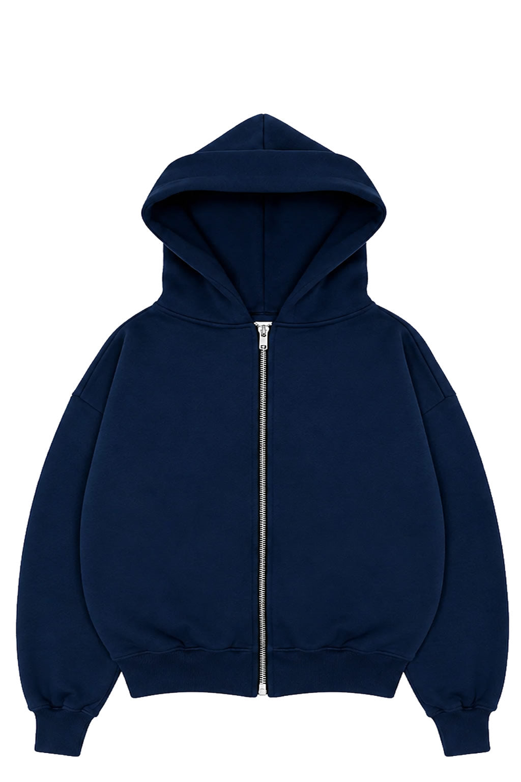 Poleron HumanMob Boxy Zip Navy