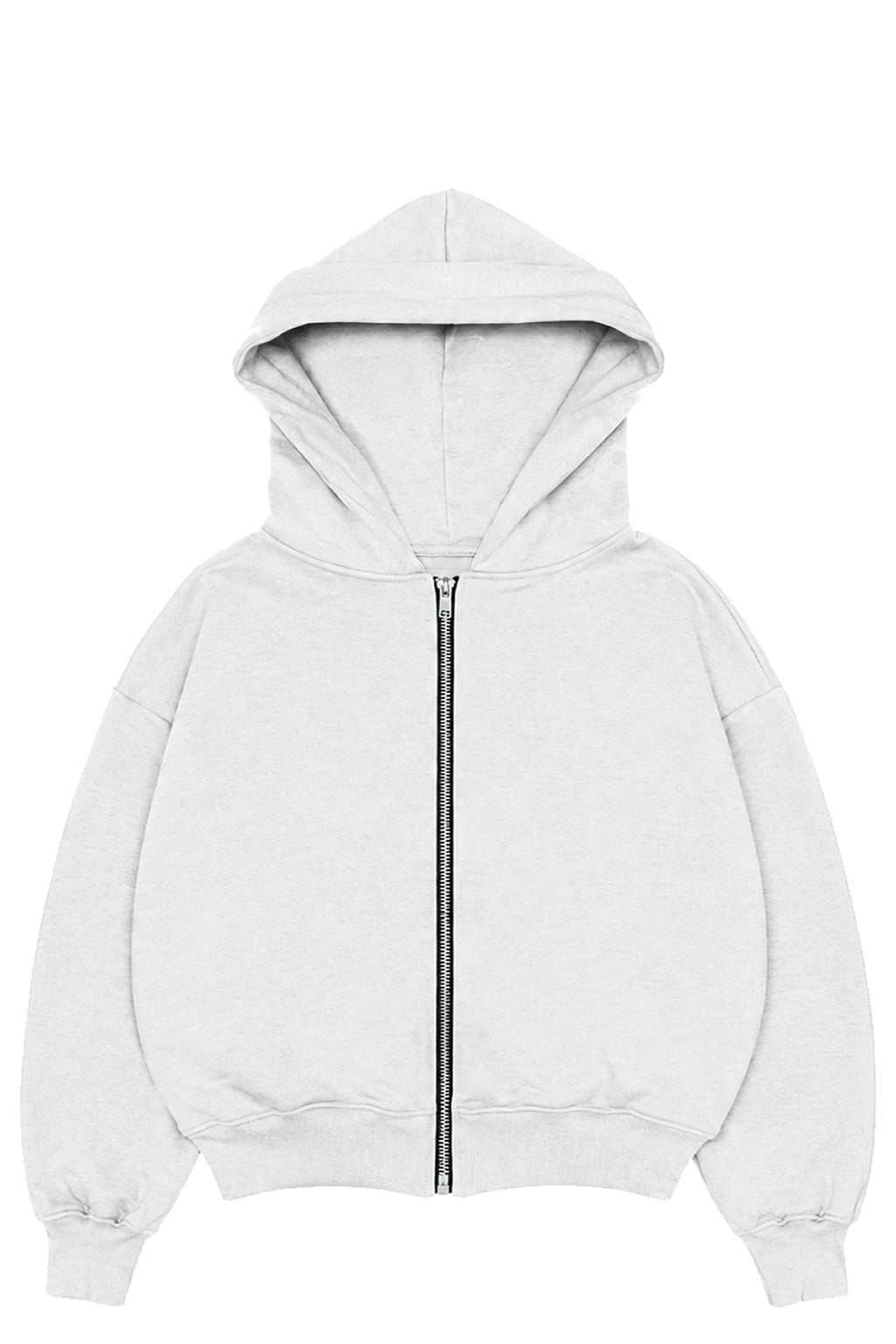 Poleron HumanMob Boxy Zip Gris