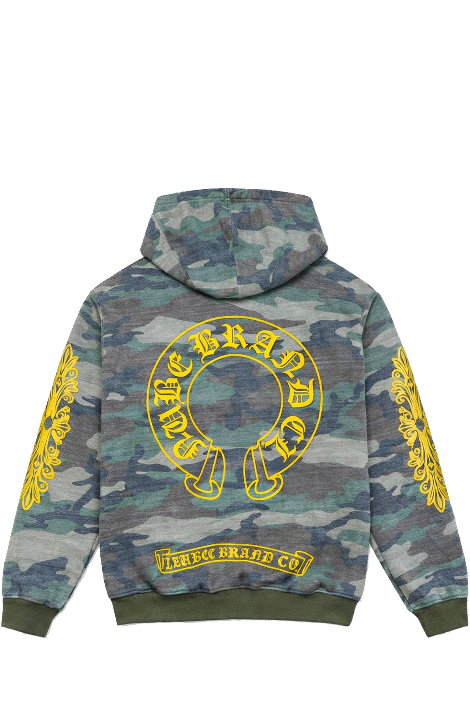 Poleron Nube Zip Heavyweight Chrome Clouds Camo