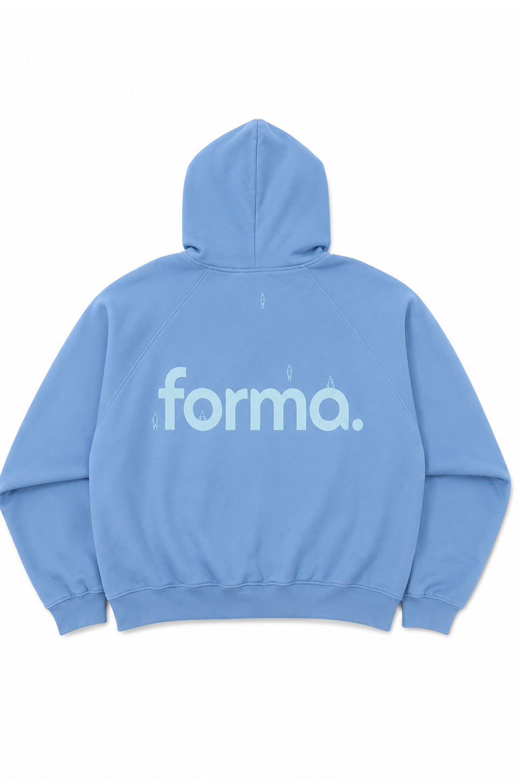 Poleron Forma Logo Básico Celeste