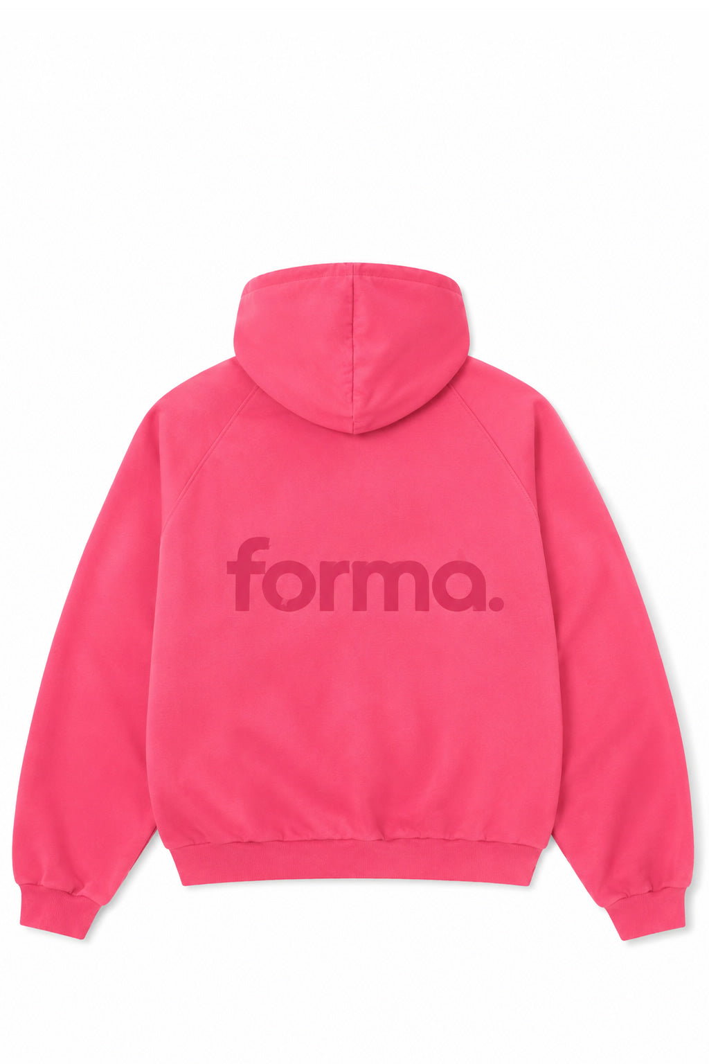 Poleron Forma Logo Básico Rosado