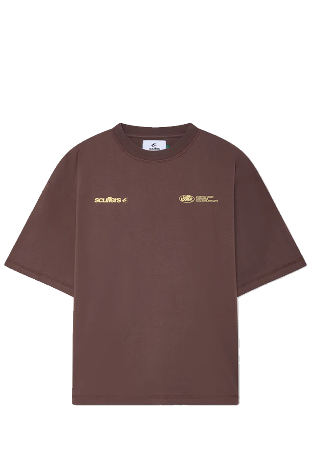 Polera Scuffers Sign Brown