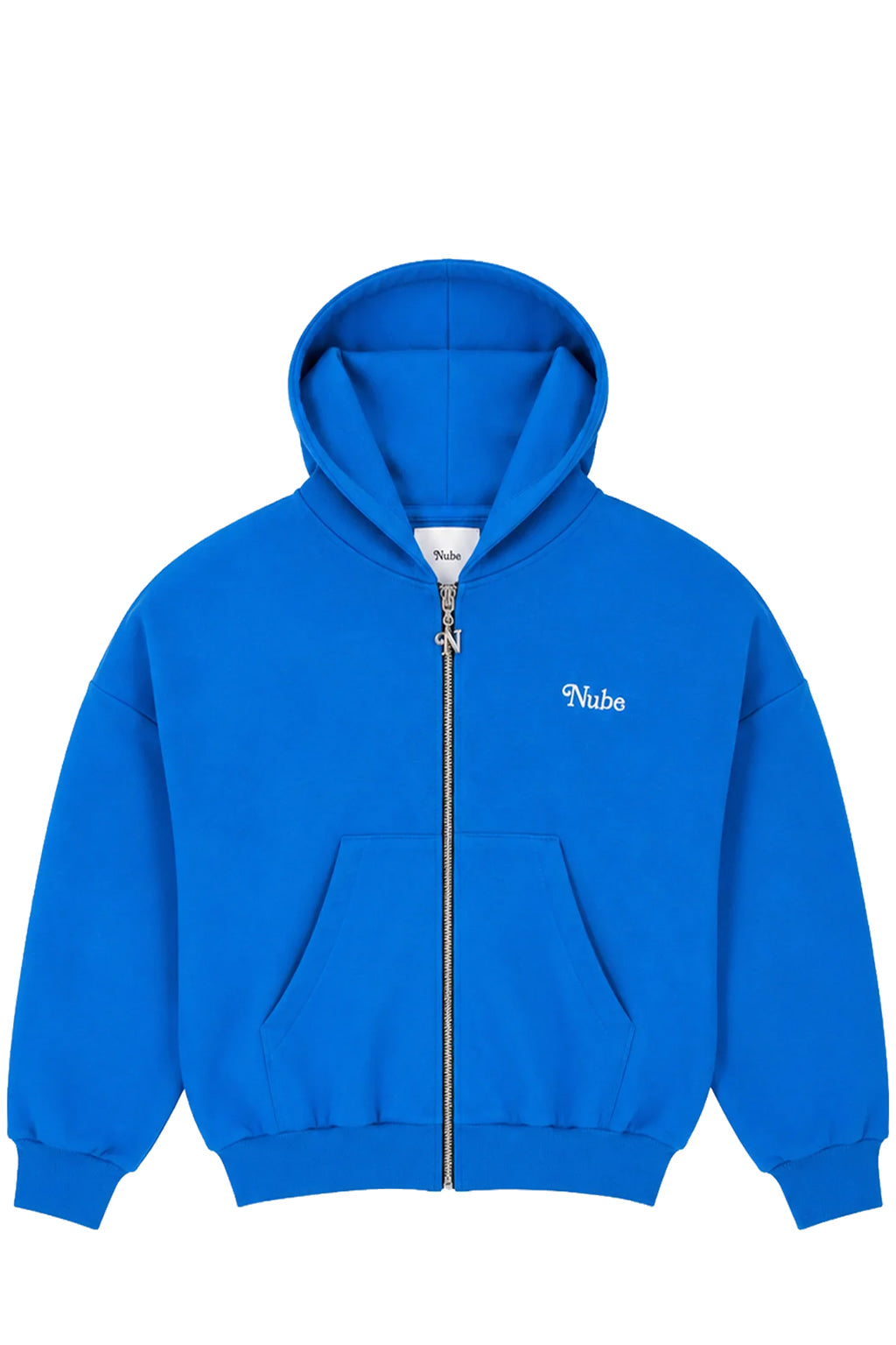 Poleron Nube Zip Basico Heavy & Cozy Azul