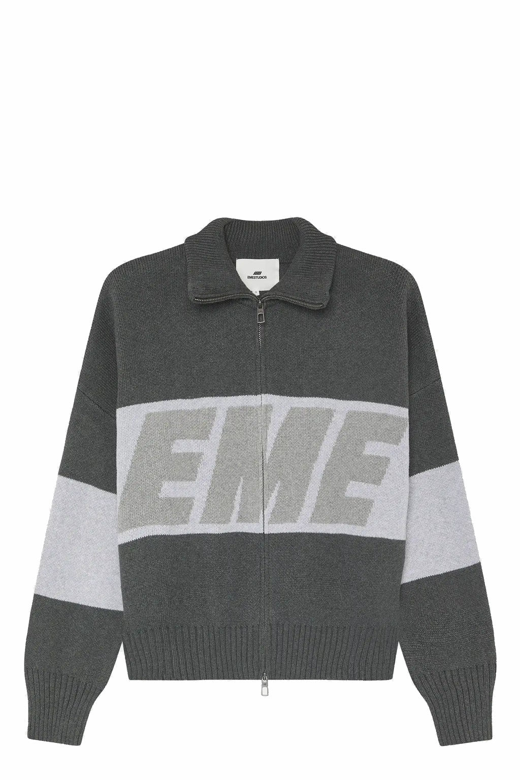 Sweater EmeStudios Thrill Zipper Gris
