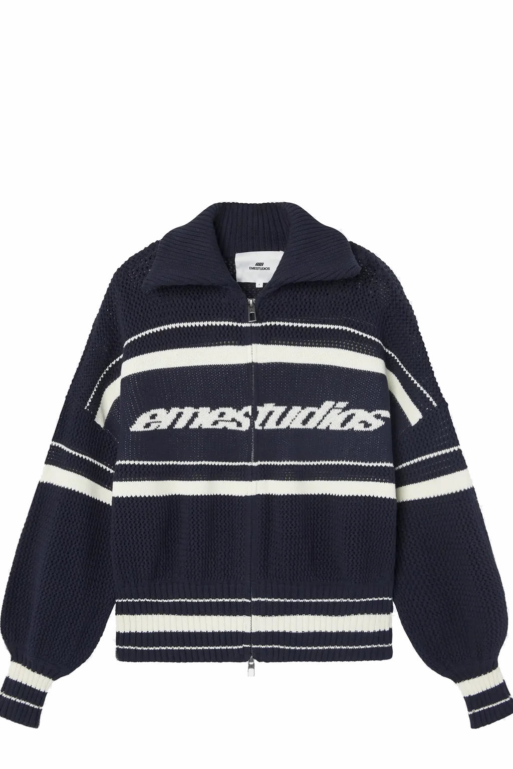 Sweater Emestudios Unit Navy Zipper Knit