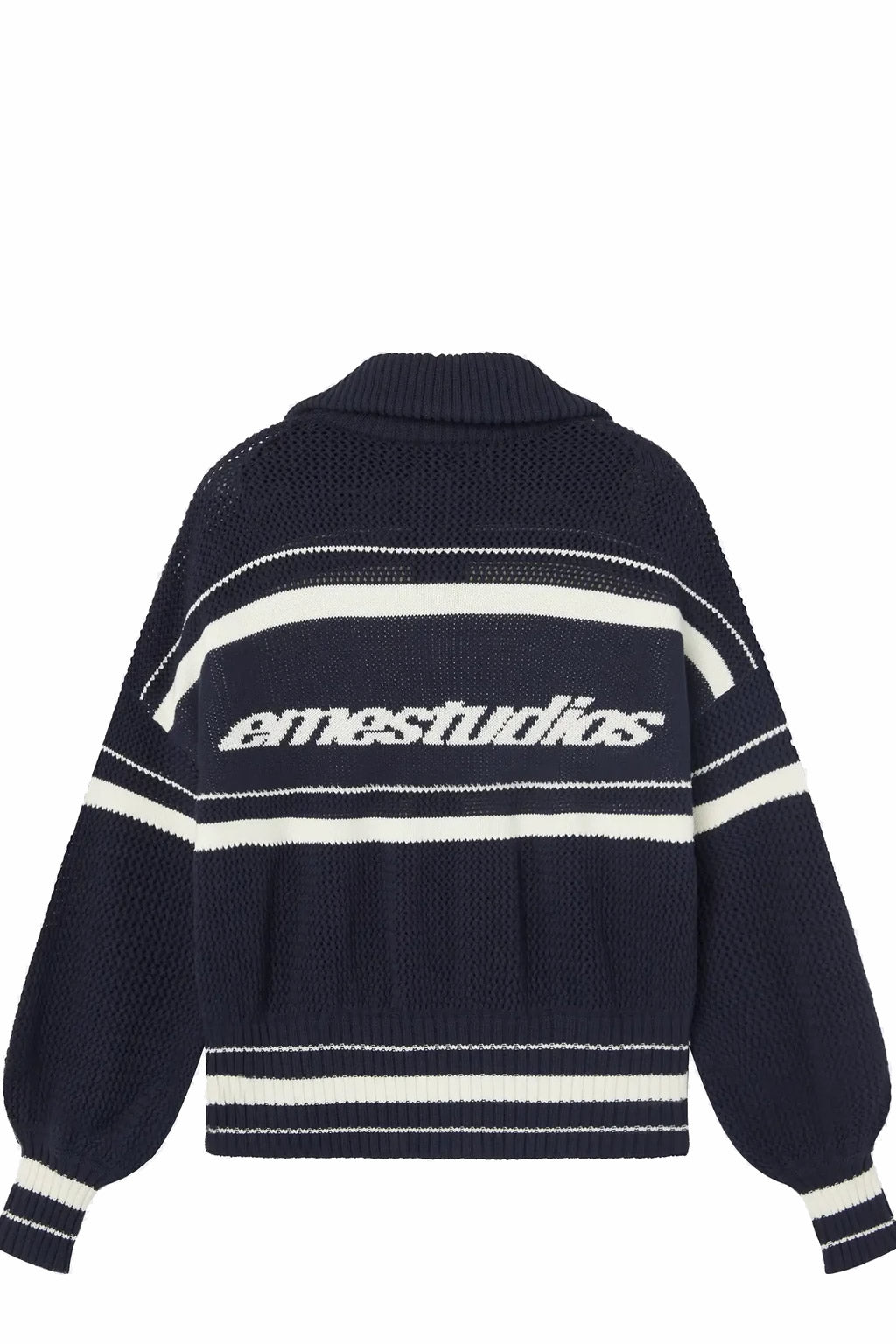 Sweater Emestudios Unit Navy Zipper Knit