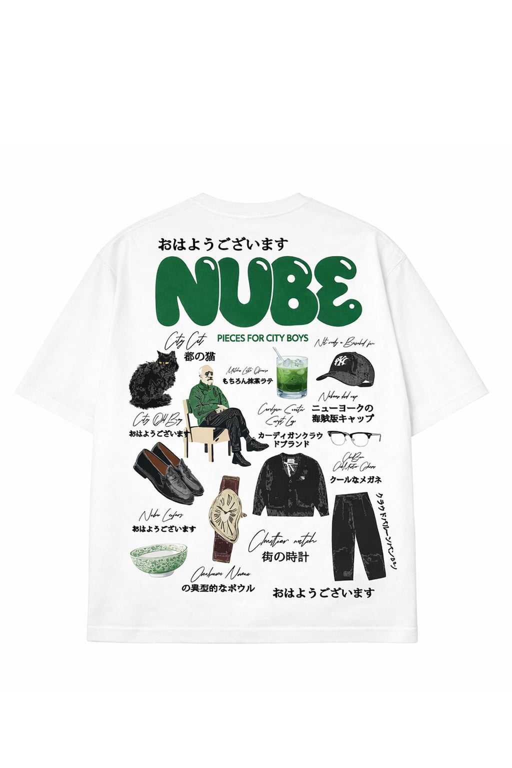 Polera Nube City Boy Blanca