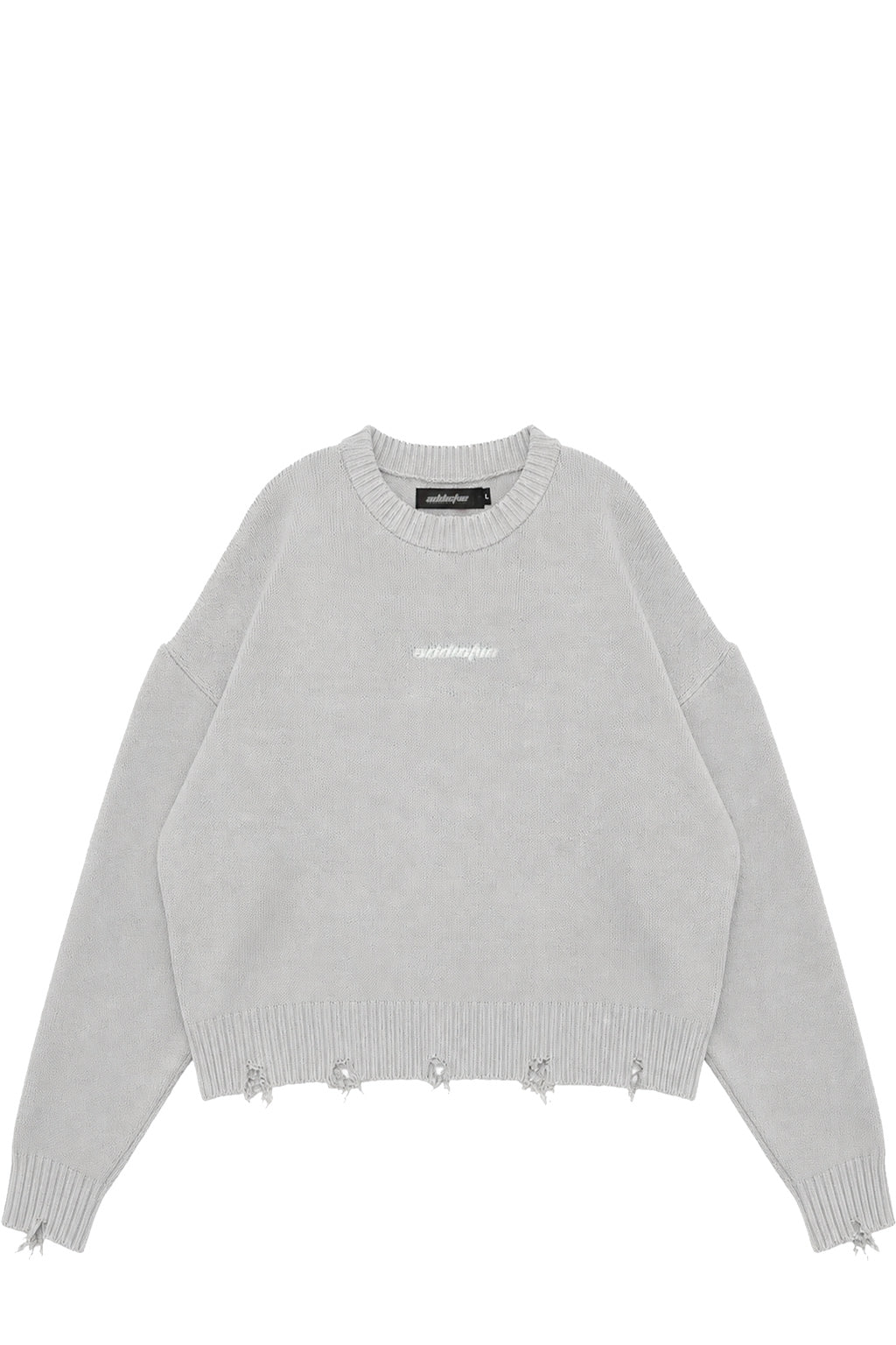 Sweater Addictve Frayed Heavyweight® Grey