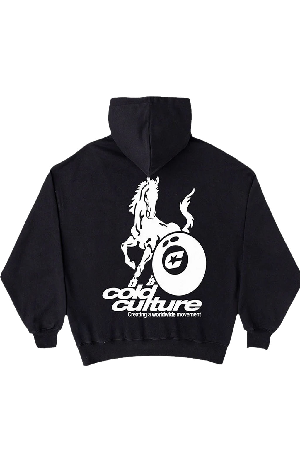 Poleron Cold Culture Playing Horse Negro