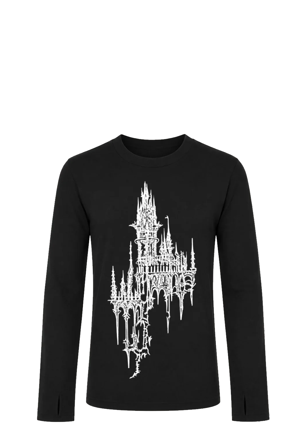Polera Conception Long Sleeve Catredark Negra