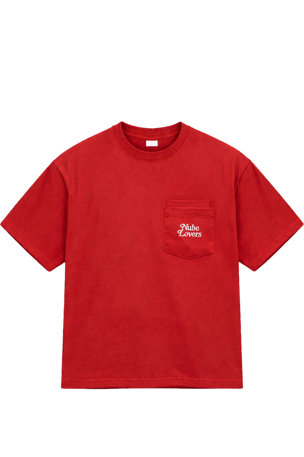 Polera Nube Boxy Lovers Double Pocket Roja