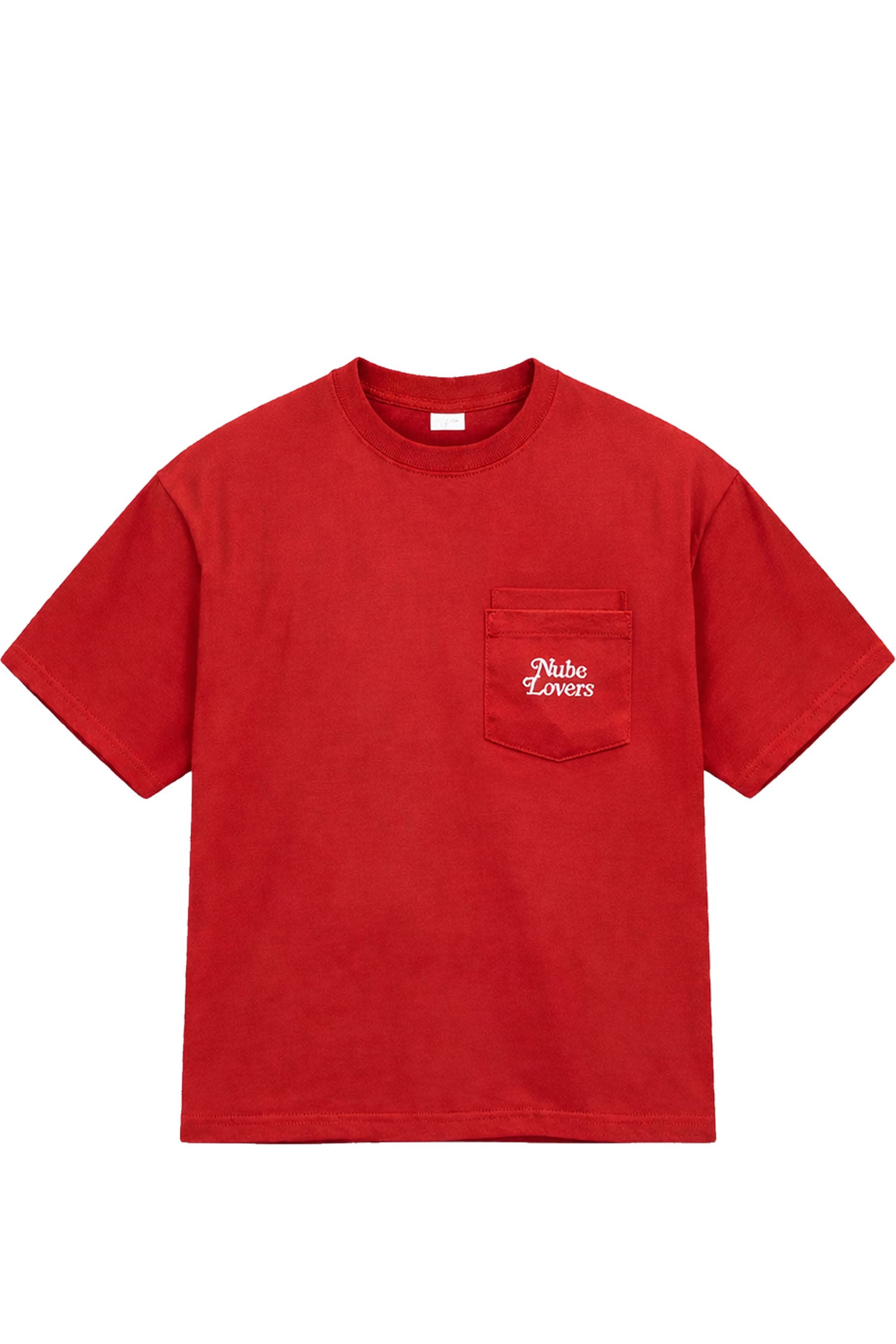 Polera Nube Boxy Lovers Double Pocket Roja