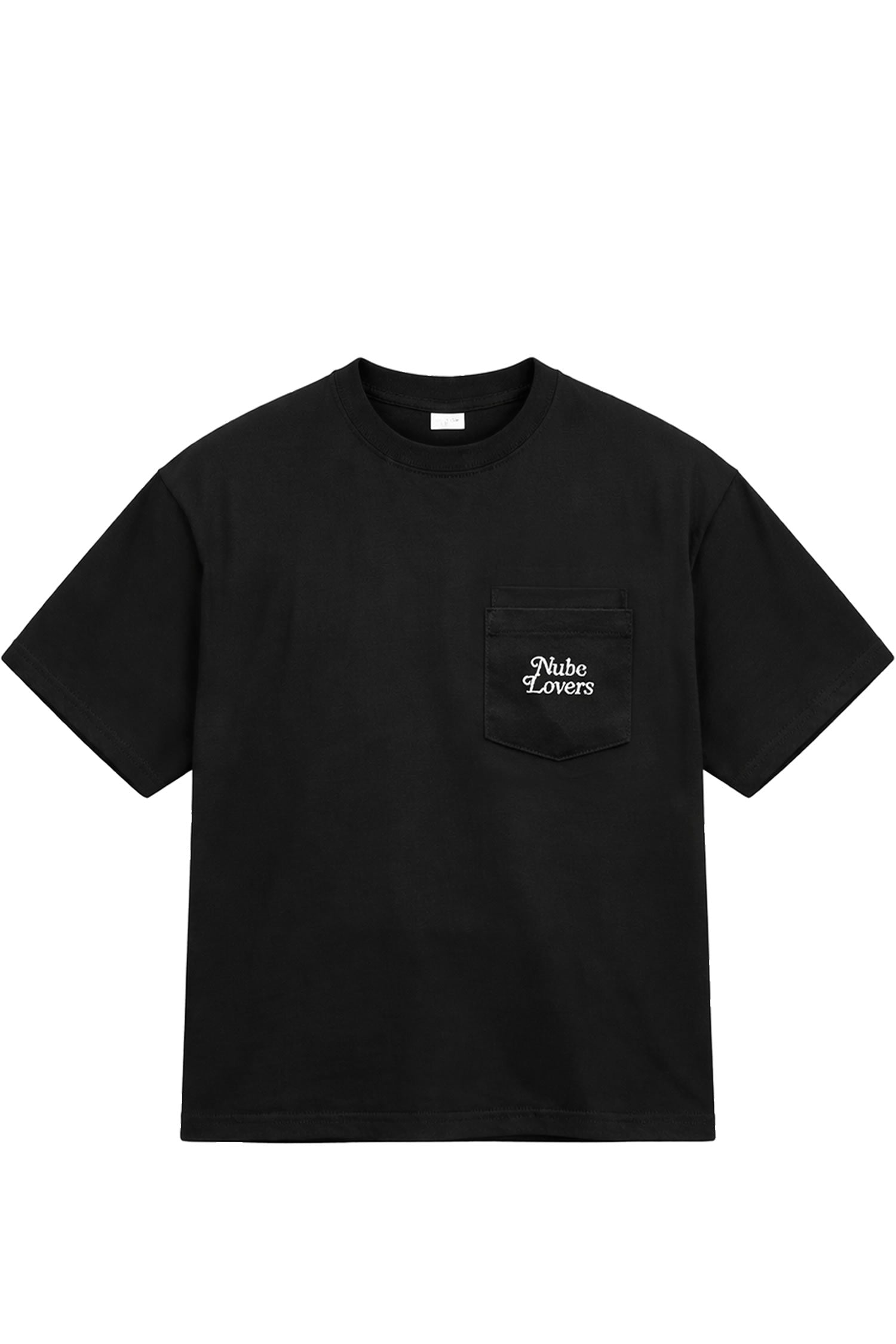 Polera Nube Boxy Lovers Double Pocket Negra