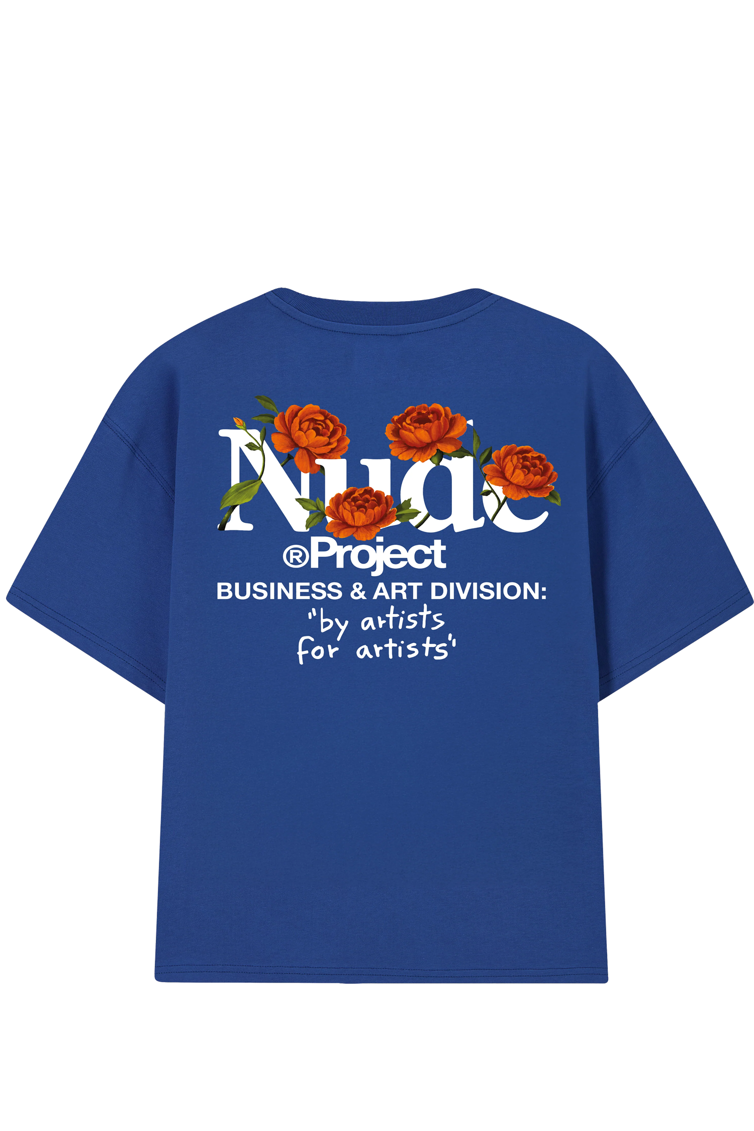 Polera Nude Project Play With Logo Blue