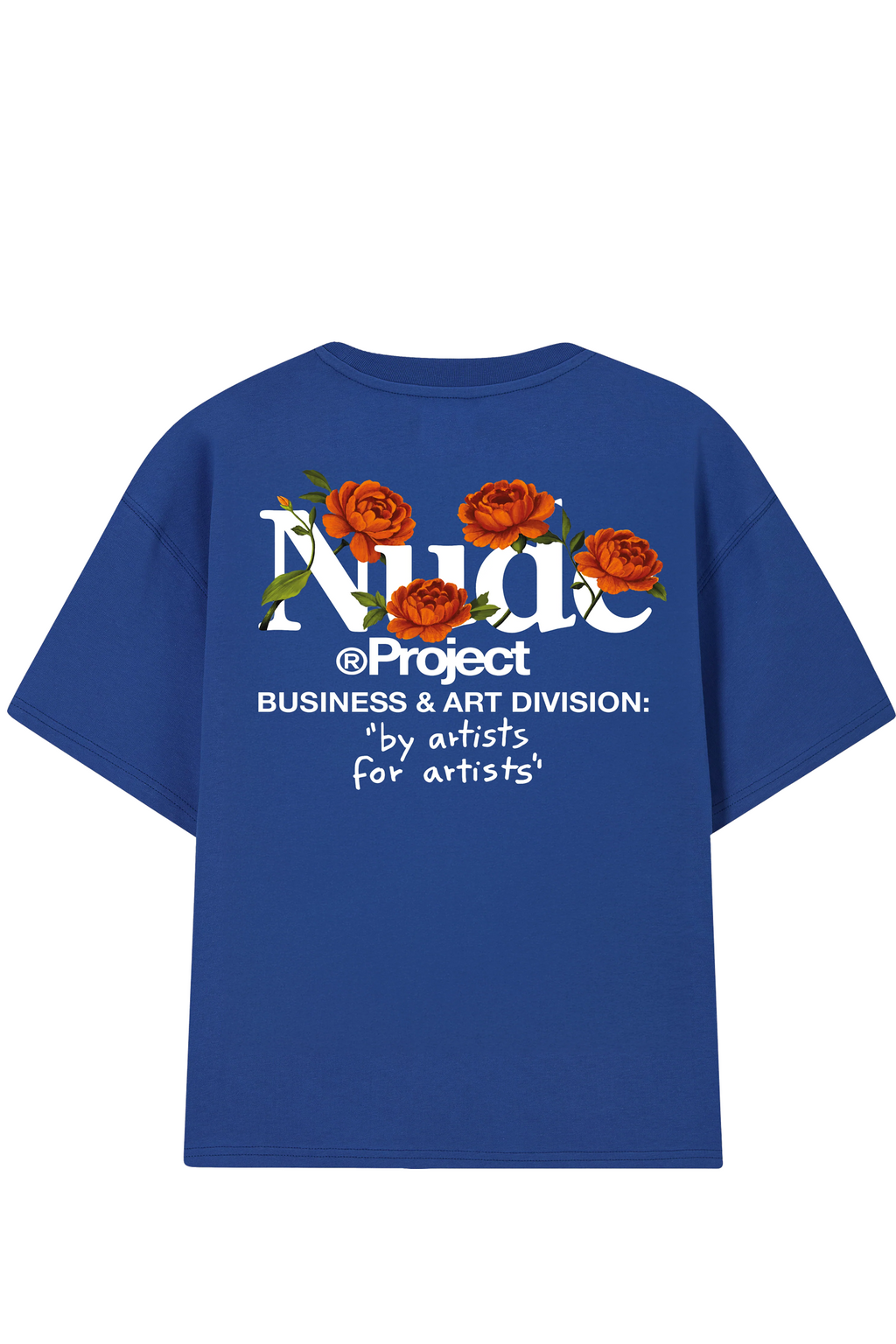 Polera Nude Project Play With Logo Blue