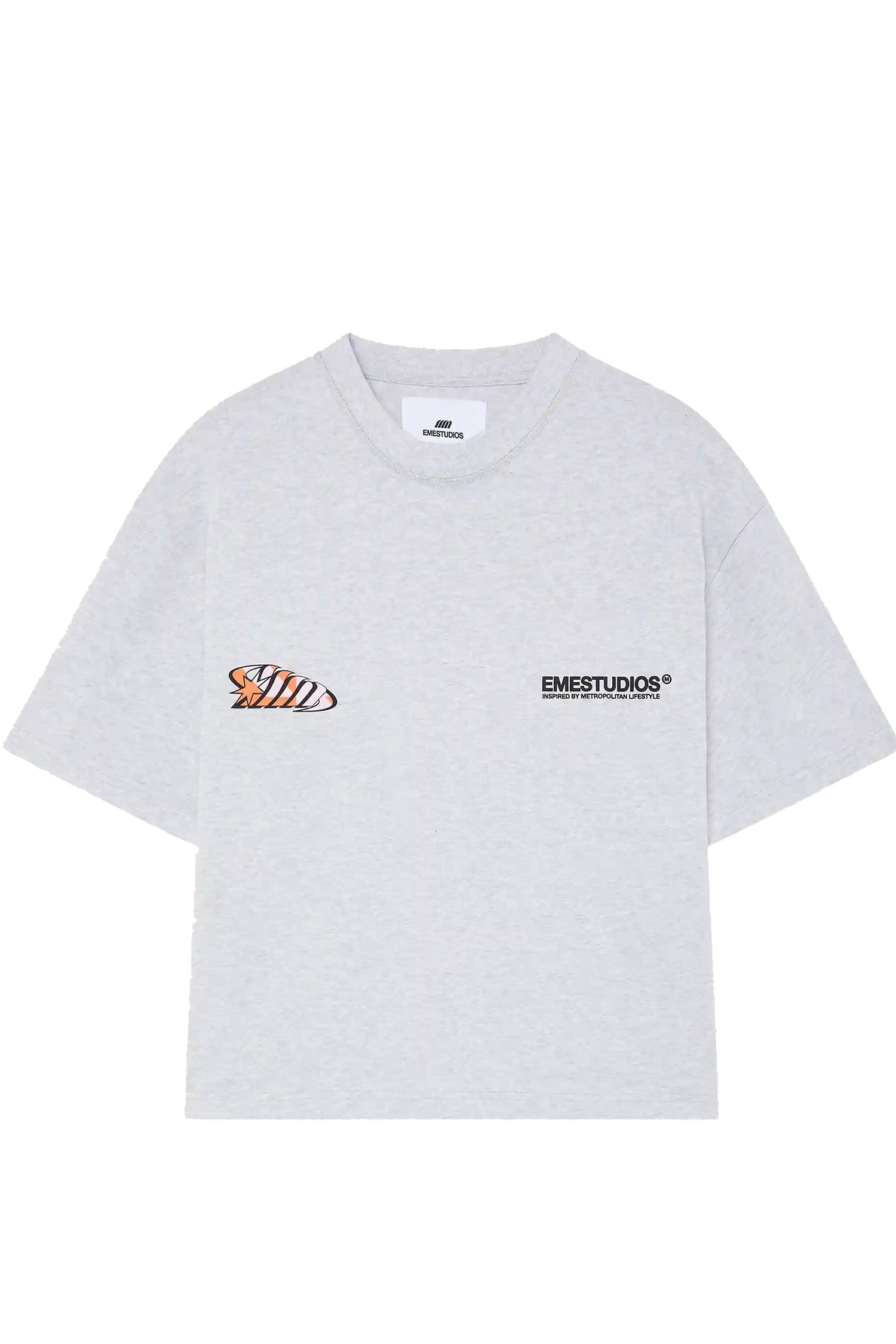 Polera Emestudios Houndstooh Grey