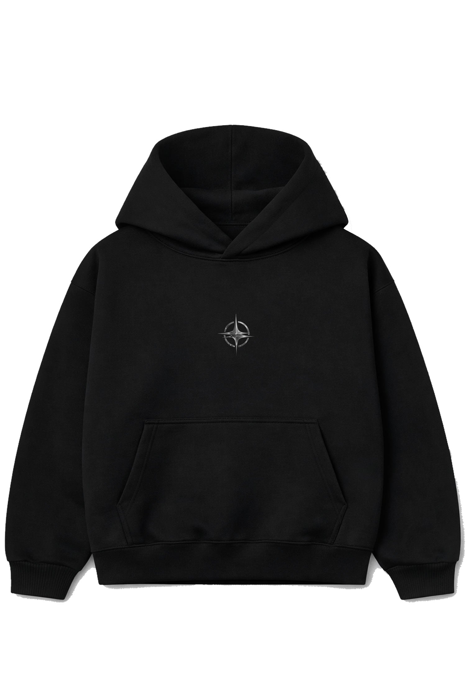 Poleron Stodak Metallic Logo Negro