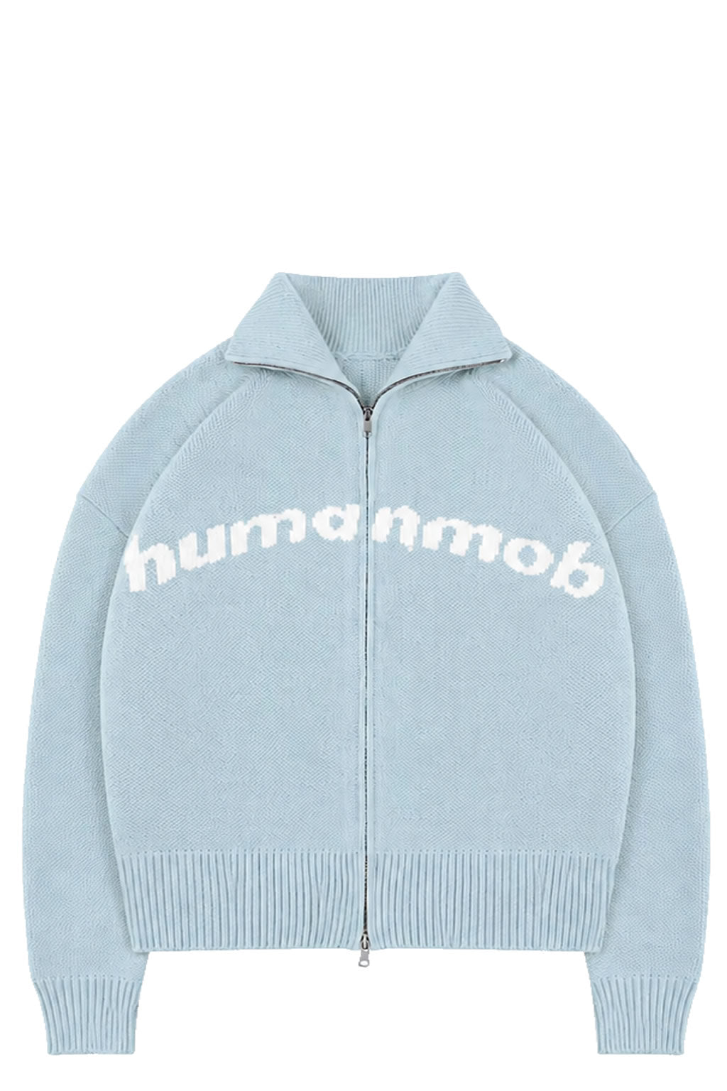 Sweater HumanMob Halo Zip Celeste